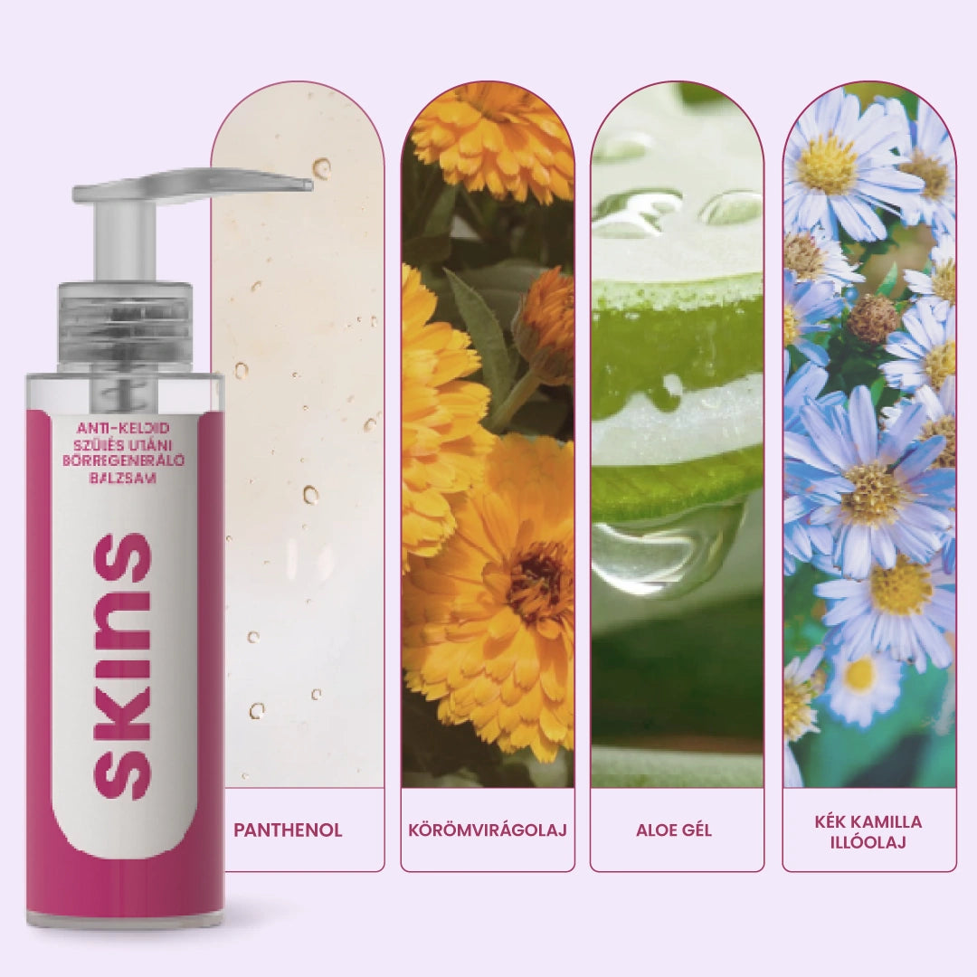 SKINS Anti-keloid Szülés Utáni Bőrregeneráló Balzsam 100ml