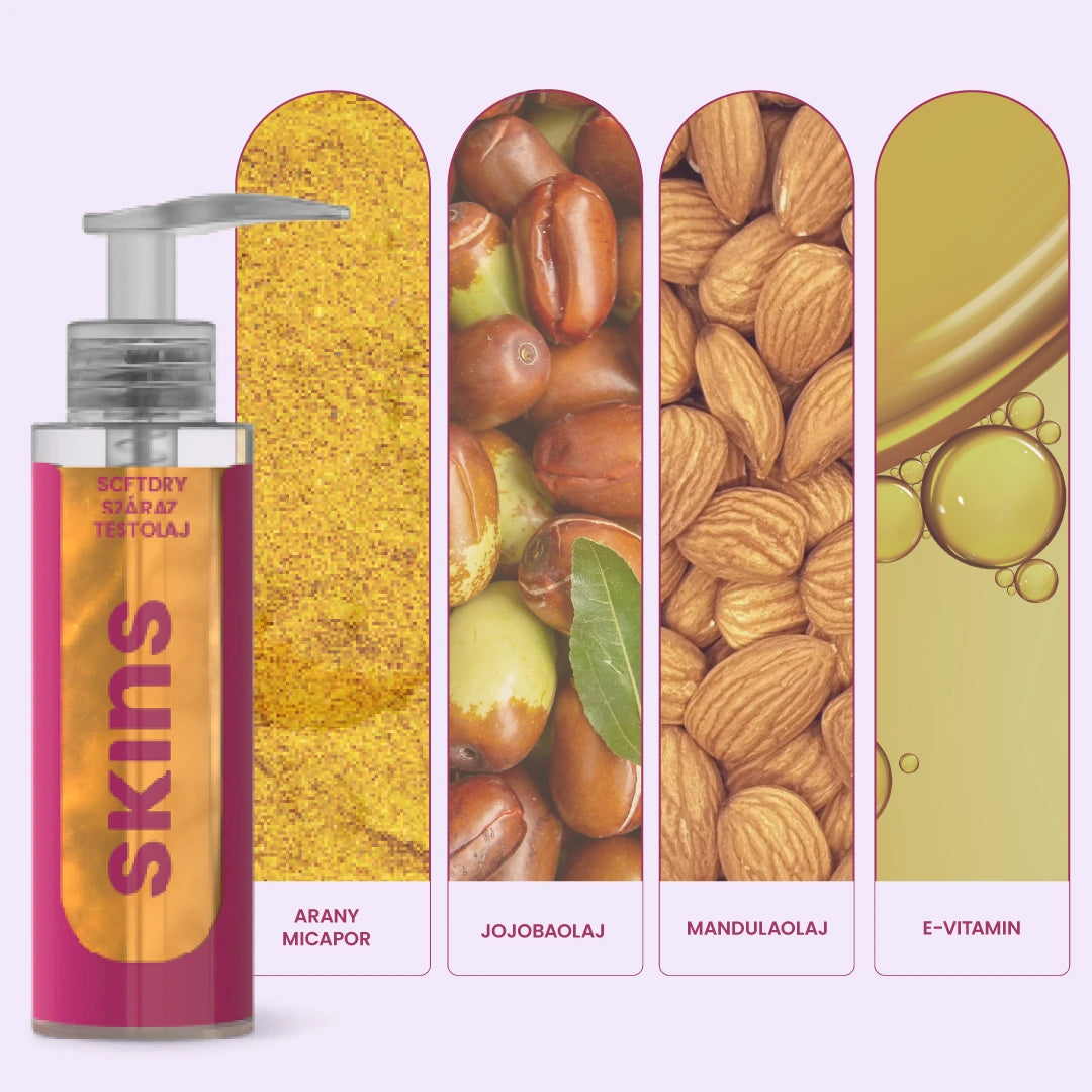 SKINS Softdry Száraz Testolaj 100ml